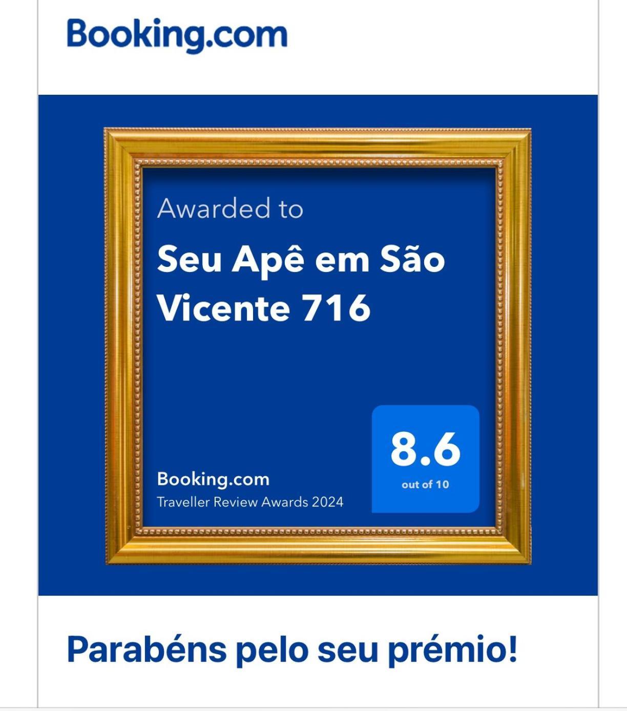 Ferienwohnung Seu Ap Na Praia São Vicente Exterior foto
